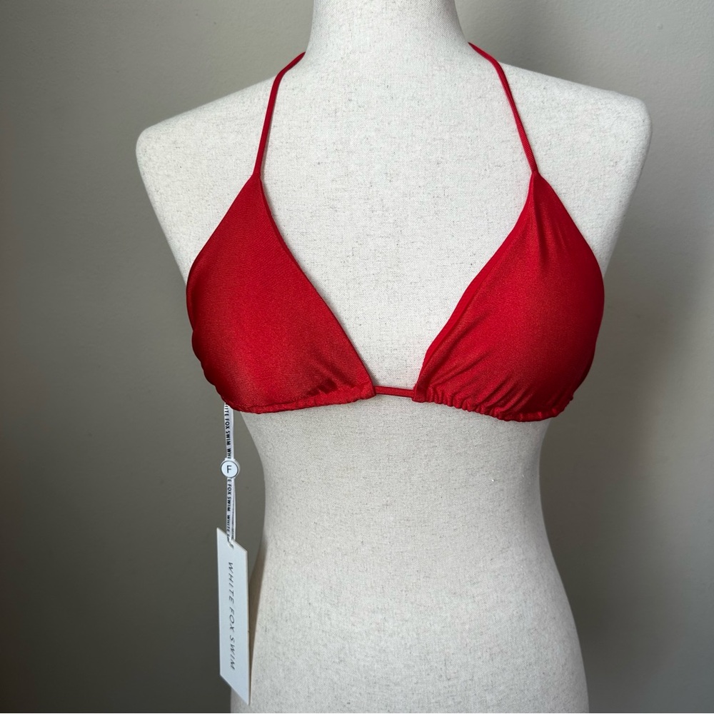 White Fox Bikini Top